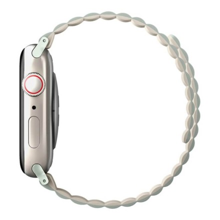 Ремешок Uniq Revix reversible Magnetic для Apple Watch 42-44-45-49 мм, шалфей/бежевый