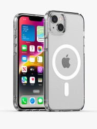 Чехол для iPhone 15 Plus Gurdini Alba Series Protective with Magsafe (прозрачный)