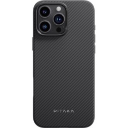 Чехол для iPhone 16 Pro Pitaka Military-Grade Protective Case противоударный (черный)