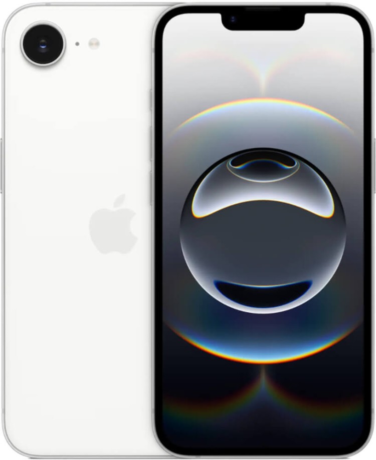 Смартфон Apple iPhone 16e SIM 256 ГБ, белый