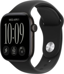 Apple Watch Series 12, GPS, 42 mm, Sport Band (Black/Black ), размер S/M