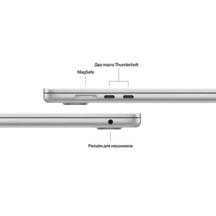 Ноутбук Apple MacBook Air 15" M3 8c CPU, 10c GPU 16/512GB Silver (2024)