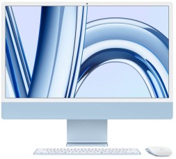 Моноблок Apple iMac 24" Retina 4,5K (M3 8C CPU, 8C GPU) 8/256GB SSD синий