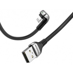 Кабель Baseus Green U-shaped Lamp Mobile Game USB - Lightning 1 м (черный)