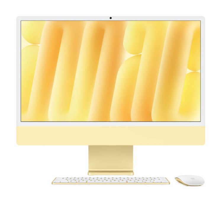 Моноблок Apple iMac 24" Retina 4,5K (M4 10C CPU, 10C GPU) 32/1TB SSD, желтый